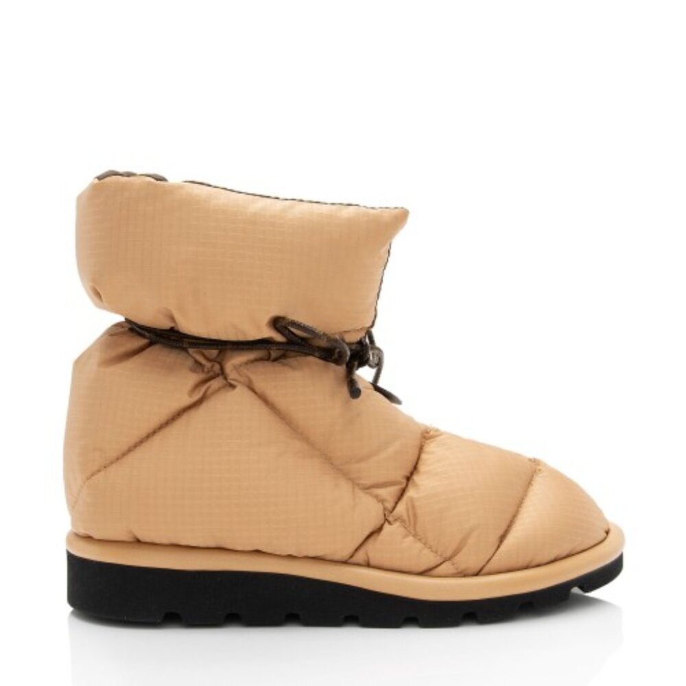 GIFTABLE! $1150 LOUIS VUITTON Monogram Nylon Pillow Comfort Boots - Size 7 / 37 - Picture 9 of 17